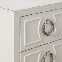 orleans white accent chest   