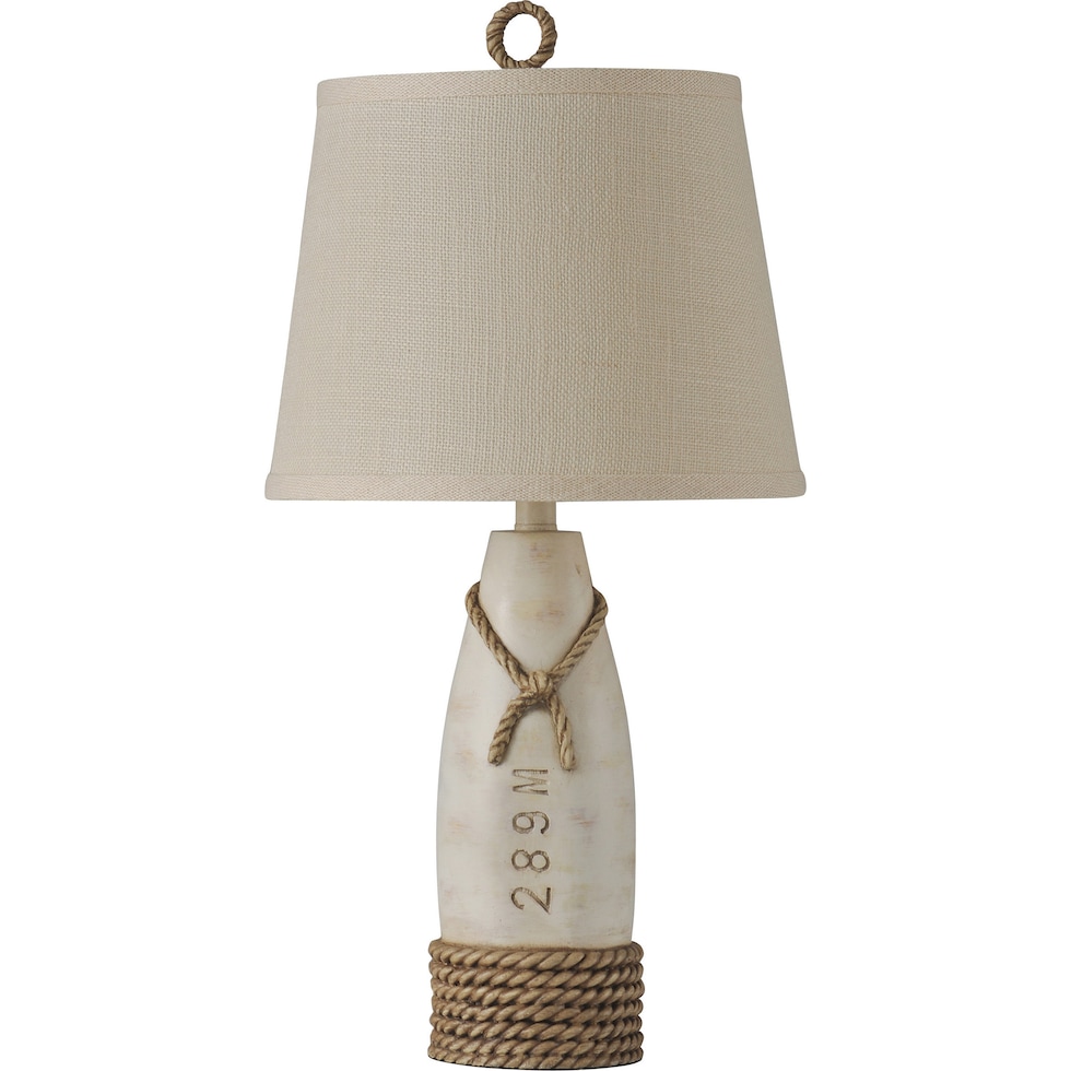 orli distressed off white table lamp   