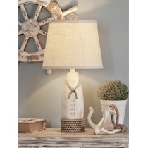 orli distressed off white table lamp   