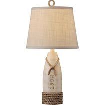 orli distressed off white table lamp   