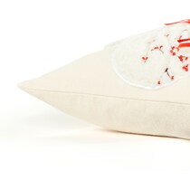 ornaments natural accent pillow   