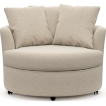 orren basker antique swivel chair   