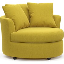 orren gold swivel chair   