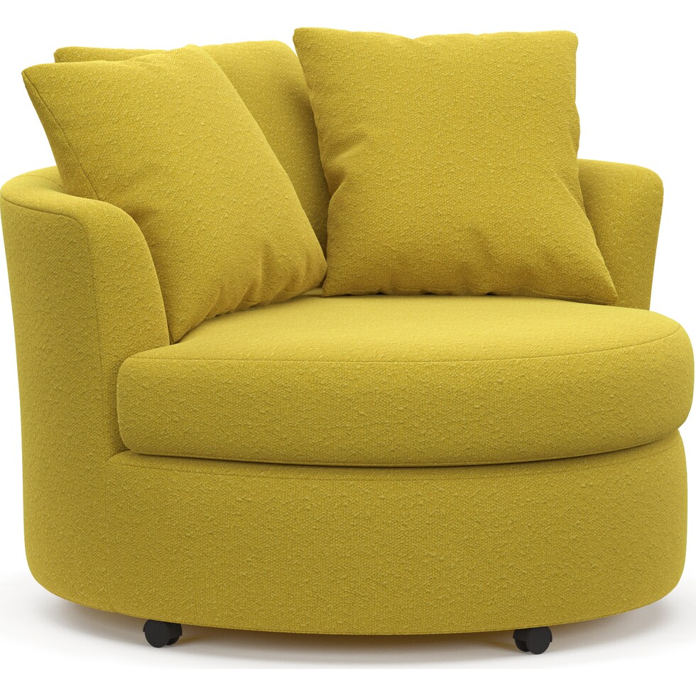 orren gold swivel chair   