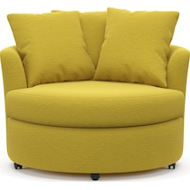 orren gold swivel chair   