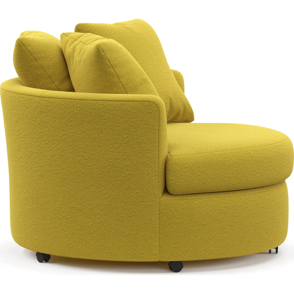 orren gold swivel chair   
