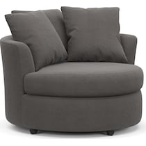 orren gray accent chair   