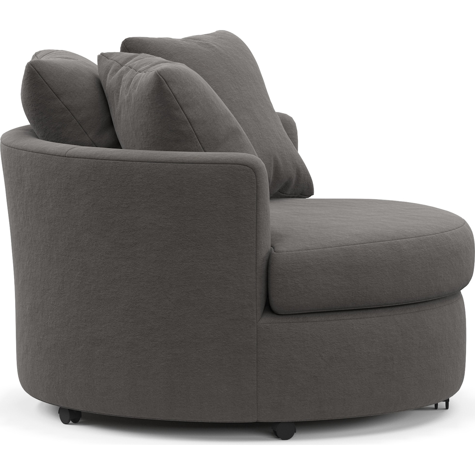 orren gray accent chair   