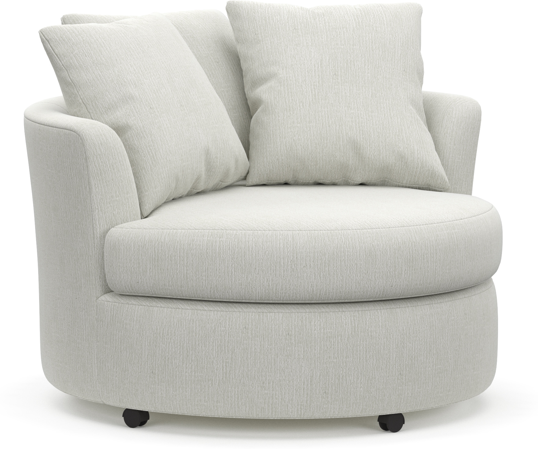 Tweed Swivel Chair Gray Home Furniture, 56% OFF