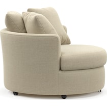 orren light brown swivel chair   