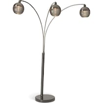 orson silver floor lamp   