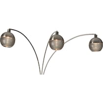 orson silver floor lamp   