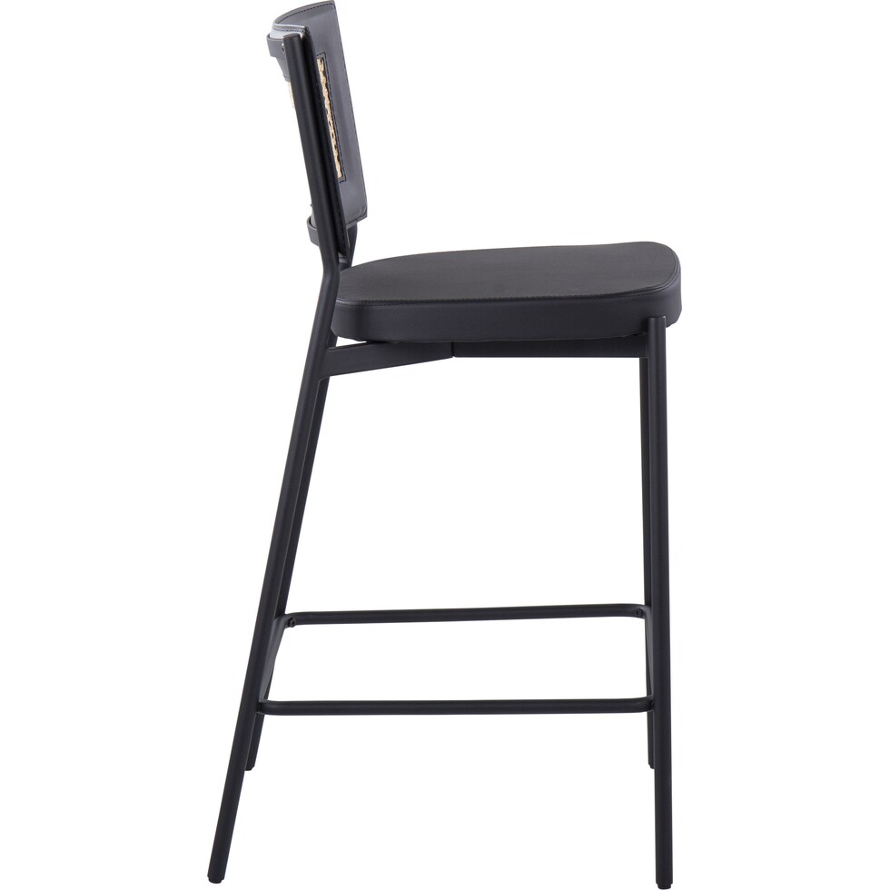 oscar black counter height stool   