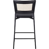 oscar black counter height stool   