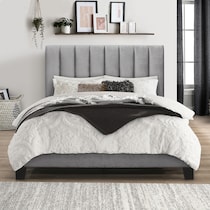 oslo gray full bed   