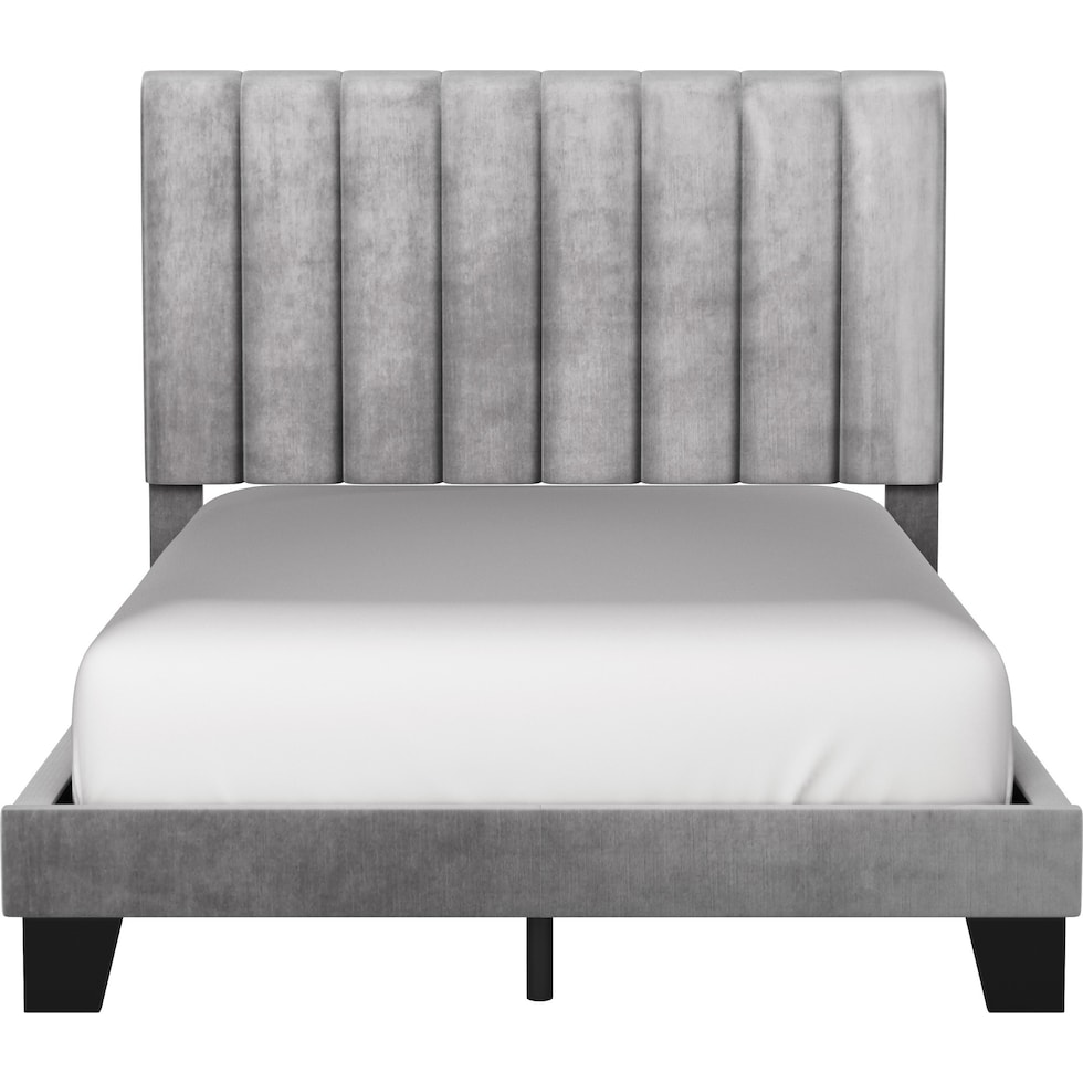 oslo gray full bed   