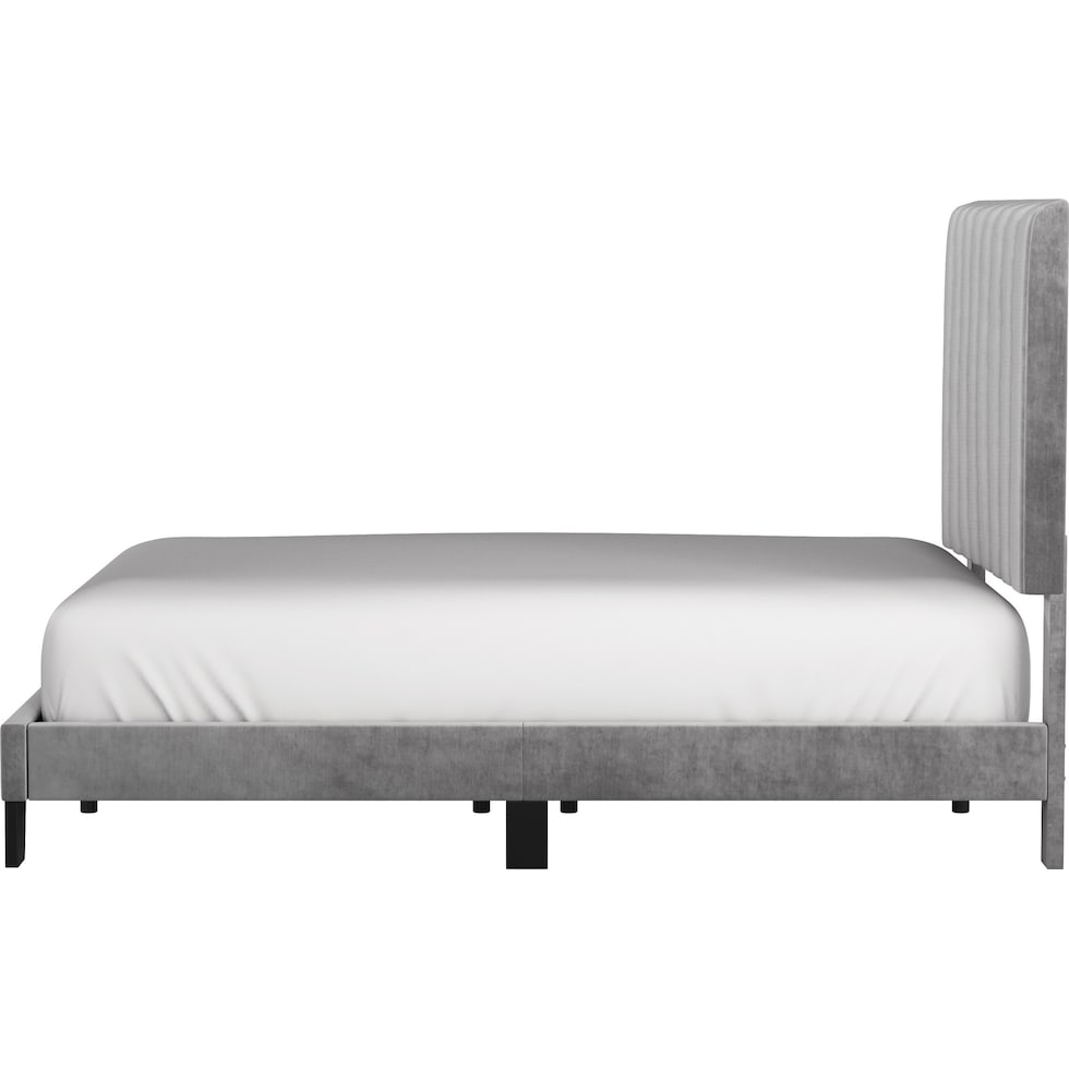 oslo gray full bed   