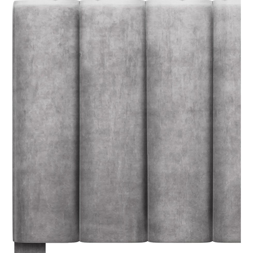 oslo gray full bed   