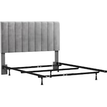 oslo gray full queen headboard   