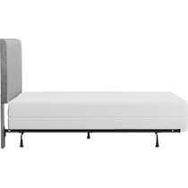 oslo gray full queen headboard   