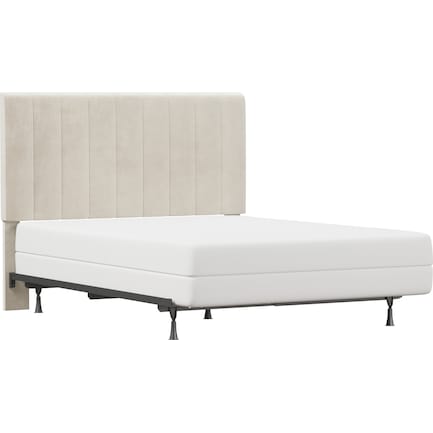 Oslo Full/Queen Upholstered Headboard and Bed Frame