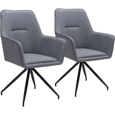 Othello Set of 2 Dining Chairs