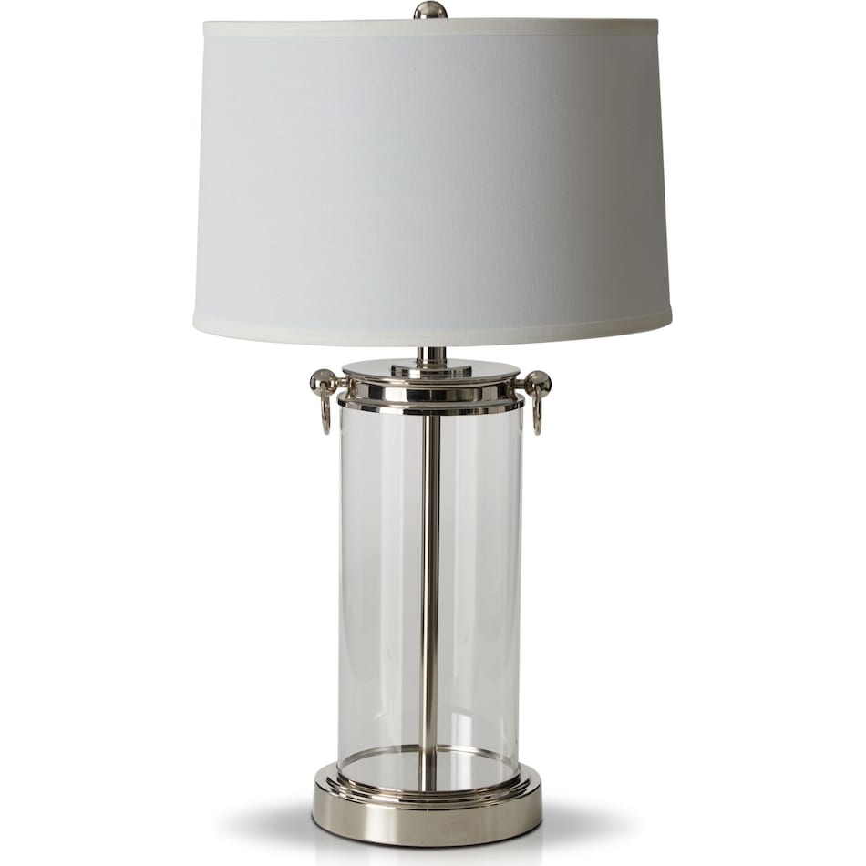 otto glass table lamp   