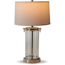 otto glass table lamp   