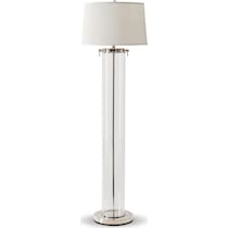 otto silver floor lamp   