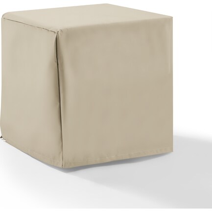 Outdoor End Table Cover - Tan