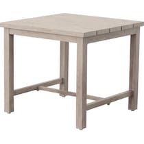 outer banks gray outdoor end table   