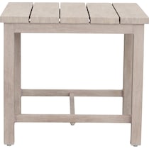 outer banks gray outdoor end table   