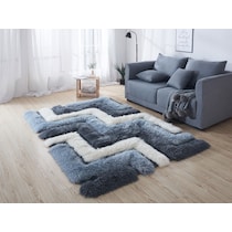 overton blue area rug  x    