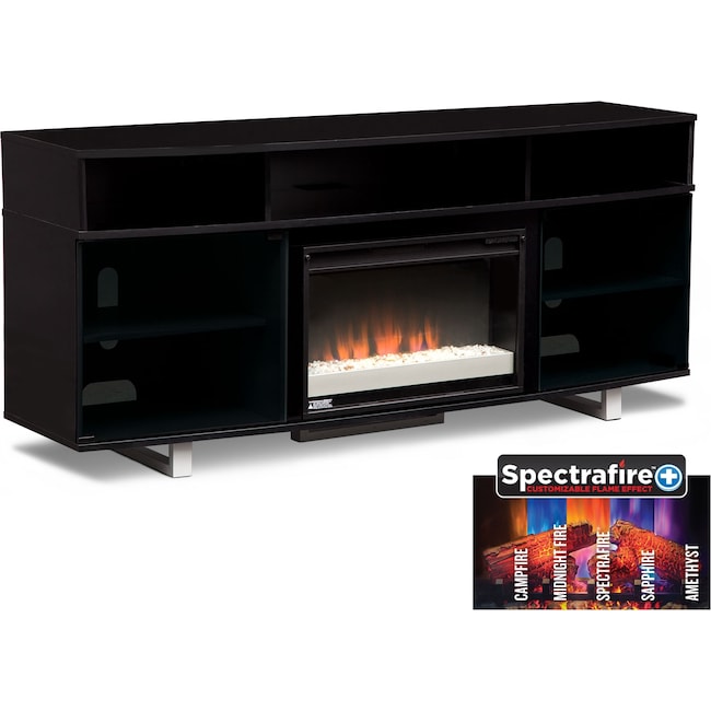 Entertainment Furniture - Pacer Fireplace TV Stand