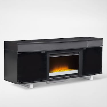 Pacer Fireplace TV Stand with Sound Bar