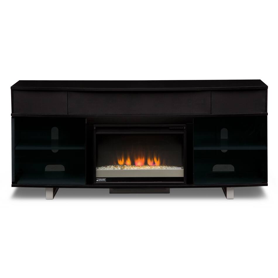 Pacer Fireplace TV Stand with Sound Bar American Signature Furniture