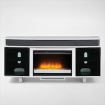 pacer white white fireplace tv stand web   