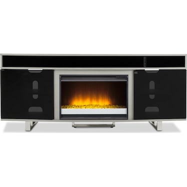 Pacer Fireplace TV Stand with Sound Bar