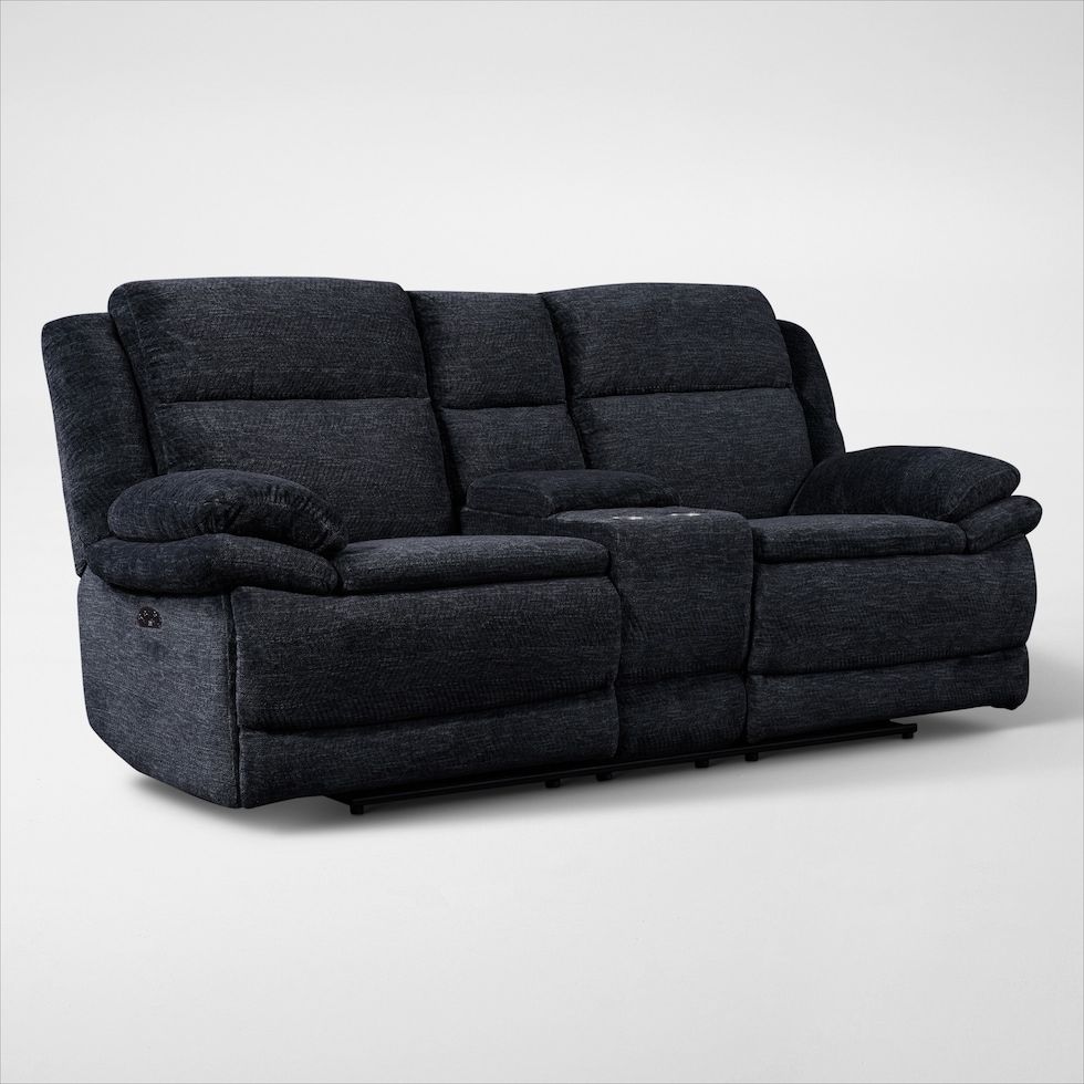 pacific black loveseat web   