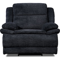 pacific black manual recliner   