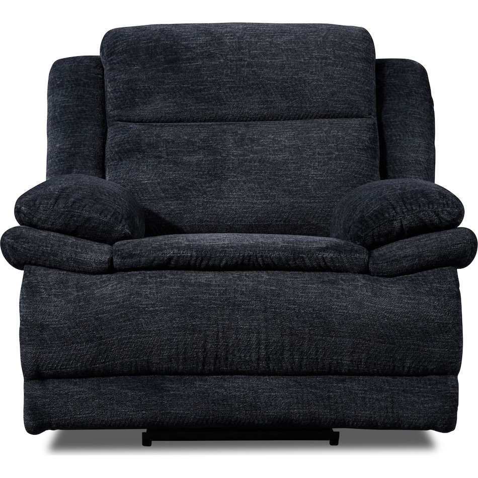 pacific black power recliner   