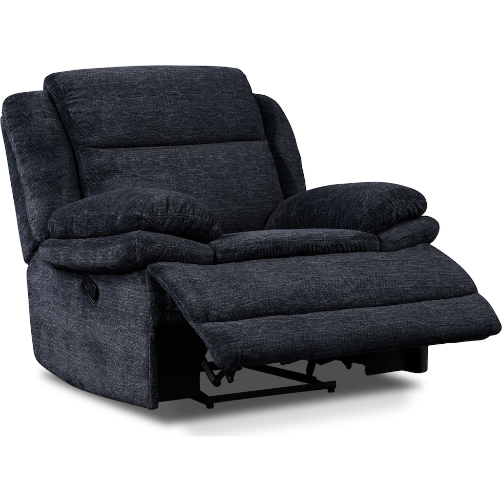 pacific black recliner   