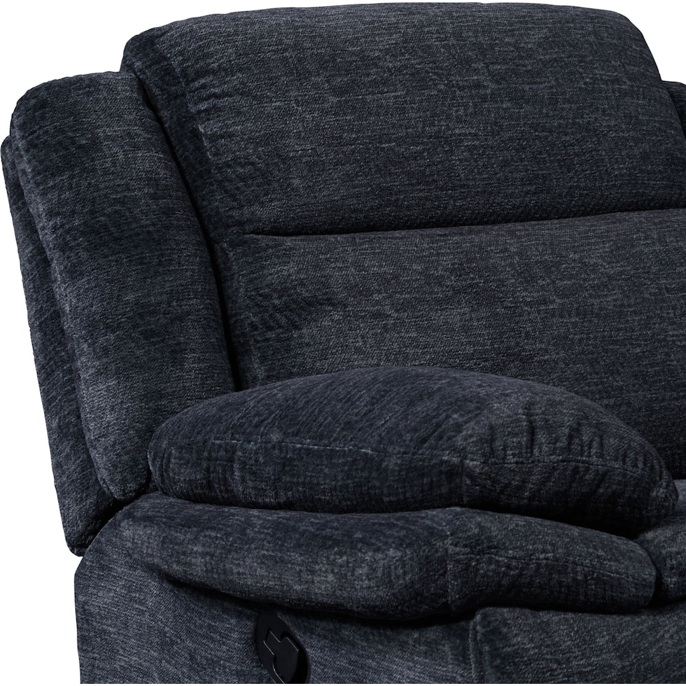 pacific black recliner   