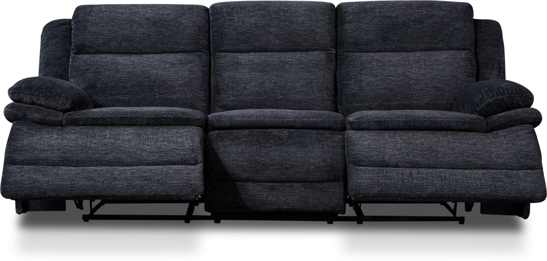 Pacific Manual Reclining Sofa - Charcoal | American