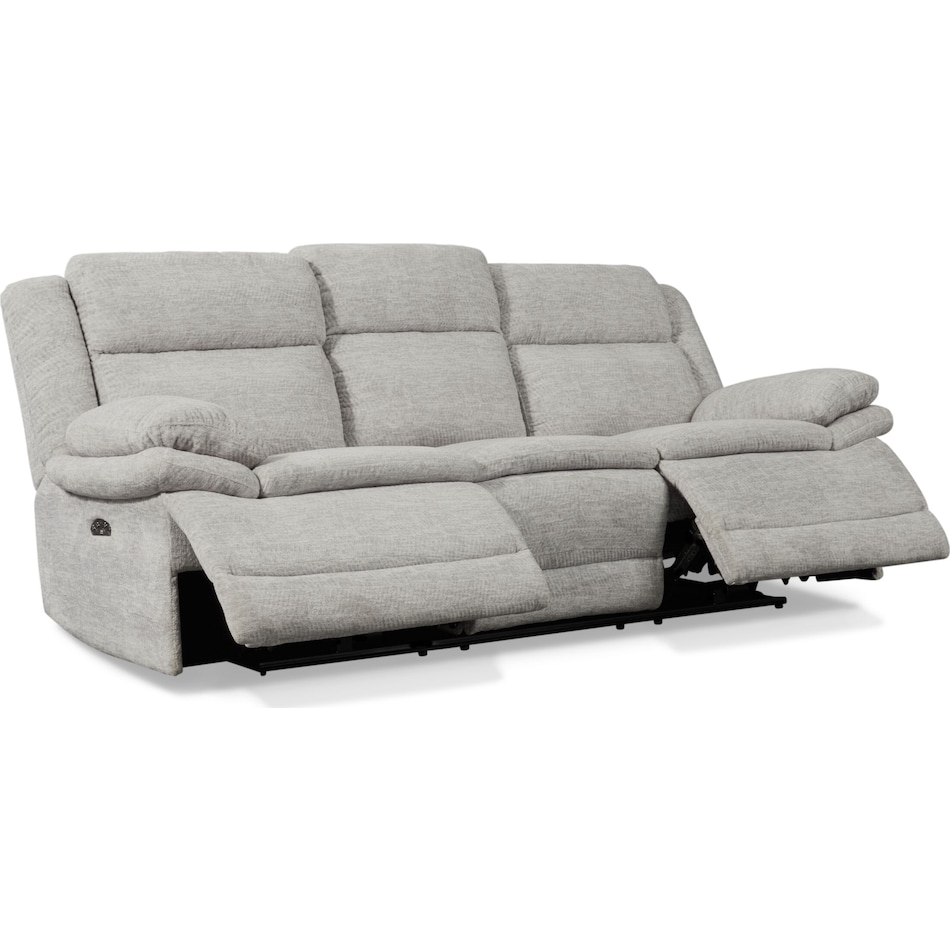 pacific gray  pc power reclining living room   