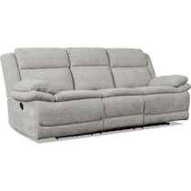 pacific gray manual reclining sofa   