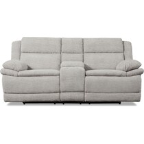 pacific gray power reclining loveseat   