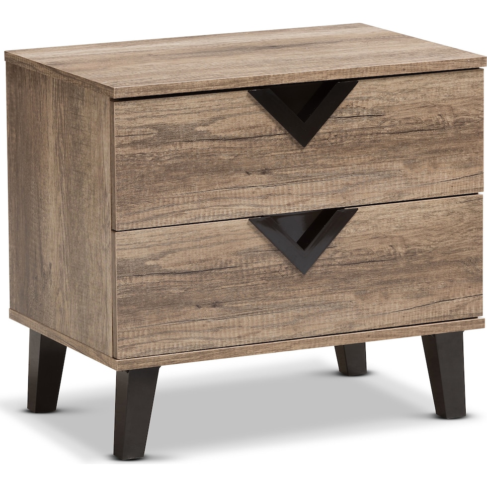 padma light brown nightstand   