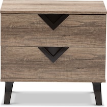 padma light brown nightstand   