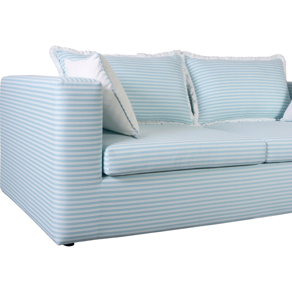 palawan blue outdoor sofa   